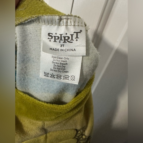 Spirit Green Dinosaur Kids Costume - Picture 4 of 4